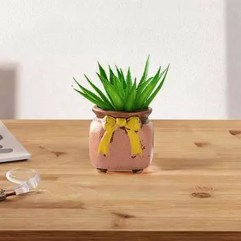 Керамический цветочный горшок, декоративное украшение, цветочный горшок для садового стола синий