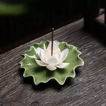 Керамический держатель для благовоний ручной работы, термостойкий, нескользящий, цветочные палочки, украшения для подноса для благовоний, нелипкий