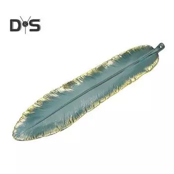 Керамический держатель для благовоний, золотой край, перо, китайский стиль, винтажная элегантная курильница, пеплоуловитель, украшение для дома, фестивальный подарок