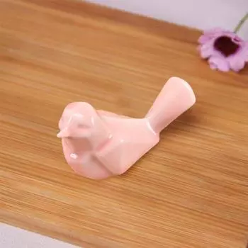 Керамический держатель для палочек для еды в форме птицы, высокая термостойкость, держатель для ручек ручной работы, небольшой орнамент, бонсай, горшечные растения, кухонный декор