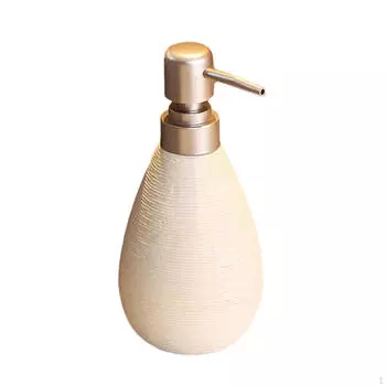 Керамический дозатор мыла для мытья тела, 14 унций, практичная жидкость для рук для дома белый