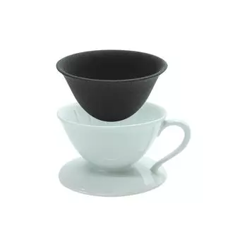 Керамический фильтр для кофе Arita ware, керамический фильтр-капельница, керамический фильтр, который фильтрует с помощью набора керамических фильтров-капельниц Arita ware ~ ~ [KYUEMON | KYUEMON] &