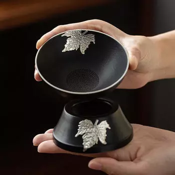 Керамический фильтр для заварки чая, набор фильтров кунг-фу, протекающее ситечко для подарка любовнику Style A