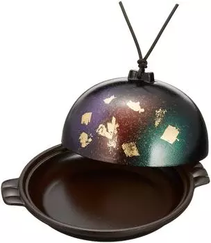 Керамический горшок Endo Shoji Commercial Takase, большой, семь цветов, алюминий, сделано в Японии QTU341 чёрный