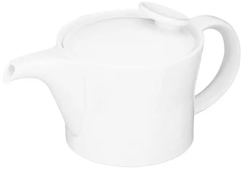 Керамический горшок Hakusan White xx 10 см 460 мл MIST WHITE Hasami Ware Сделано в Японии (ок.) 19,5 10,5 белый