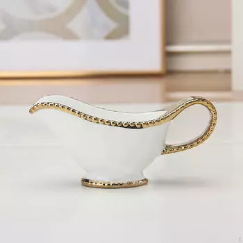 Керамический контейнер для соуса, легко наливать в посудомоечной машине, безопасный кувшин, банка для сиропа для говядины