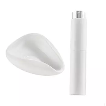 Керамический лоток для дозирования кофе и набор распылителей для домашнего офиса White