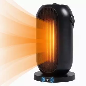 Керамический Маленький Электрический Новая Модель для Зимнего Обогрева Ног Энергия 2 Уровня Перегрева Воздуха Автоматический Поворот Мгновенный Легко Одевать Отопление