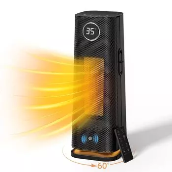 Керамический нагреватель Интеллектуальный Постоянная температура Энергосберегающие меры Motion Electric Fast Energy Ножной пульт дистанционного управления Керамический вентилятор Отопление Автоматический