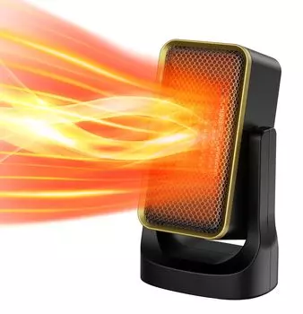 Керамический нагреватель секунды быстро ECO энергосберегающий пространство Нога энергия низкая 2 типа горячего воздуха маленький вертикальный качающийся стол перегрев опрокидывающийся керамический вентилятор мини