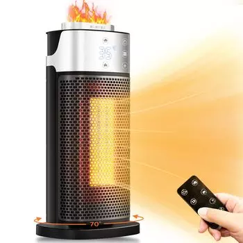 Керамический нагреватель увлажнение ЭКО интеллектуальная постоянная температура 2 секунды быстрый нагрев Отопительное оборудование Керамический вентилятор обогреватель Подогрев ног Вентилятор