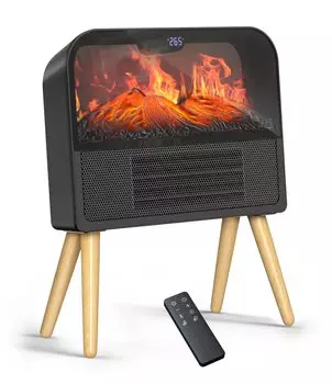 Керамический обогреватель каминного типа с постоянной температурой, интеллектуальный, энергосберегающий, модель электрического обогревателя 3D псевдо Электрическая плита Отопительное оборудование Энергия