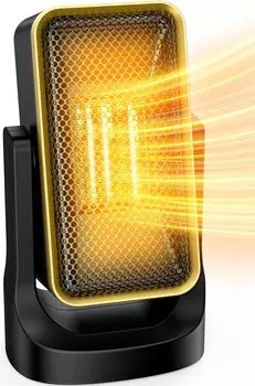 Керамический обогреватель зимой 2 секунды мгновенного нагрева экономия электроэнергии Керамический тепловентилятор Оборудование для подогрева ног Защита от перегрева Большой объем воздуха Компактный