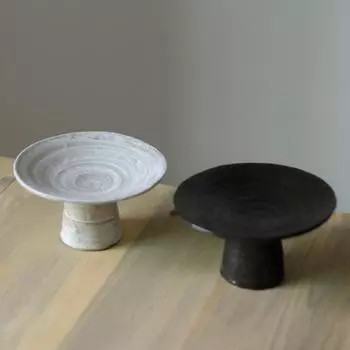 Керамический поднос для чаепития Китайская церемония дзен-чай Поднос для сухофруктов Фруктовый поднос Стол для чаепития Десертное блюдо для семян дыни