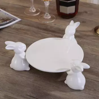 Керамический поднос для сервировки столешницы для десертных закусок и кексов для гостиной