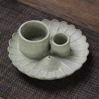 Керамический поднос для спальни Уникальный подсвечник Подсвечник для атмосферы Кадило Поделки Декоративные украшения