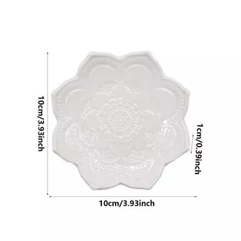 Керамический поднос для украшений Поднос для колец Подставка для сережек Декоративная тарелка Чаша для безделушек Подставка для украшений Эстетические украшения