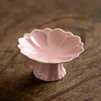 Керамический поднос, сервировочное блюдо, украшение, элегантная современная тарелка с фруктами для кексов розовый