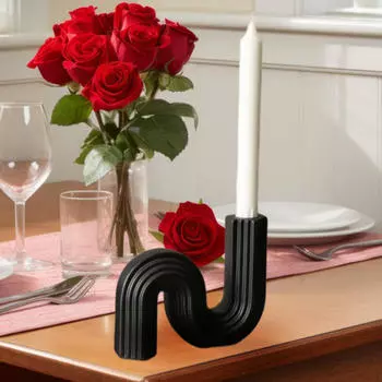 Керамический подсвечник, подсвечник, поделки, подставка для свадьбы Style D