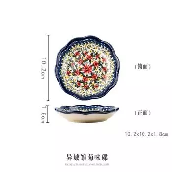 Керамический противень для выпечки в польском стиле, посуда, духовка, микроволновая печь, большая миска, салат, фруктовый торт, прямоугольная тарелка, украшение для вечеринки