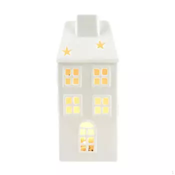 Керамический рождественский домик, рождественские украшения дома, коллекция столов для гостиной, праздничный стол 9cmx7cmx12cm