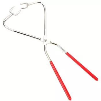 Керамический зажим ручной инструмент плоскогубцы из нержавеющей стали керамический инструмент инструменты для глиняной скульптуры с пластиковой ручкой красный
