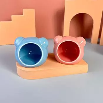 Керамическое гнездо для домашних животных, спасающее от жары, высокотемпературная керамика, небольшой аквариум для разведения домашних животных, ледяное гнездо для хомяка, новое 8*6,5*6,5 см