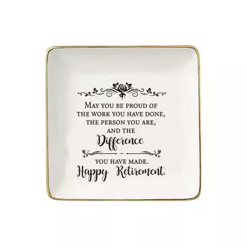 Керамическое кольцо блюдо декоративный лоток для украшений форма маленькая коробка тарелки органайзер для рождественской ванной комнаты на День благодарения