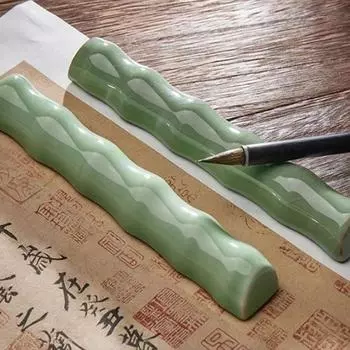 Керамическое пресс-папье для каллиграфии, профессиональный держатель для кистей и ручек, художественный инструмент Style B