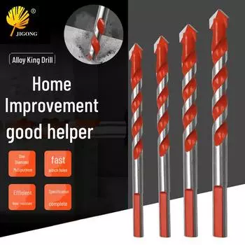 Керамическое сверло с треугольной ручкой для сверления стекла, металла и стен 6mm