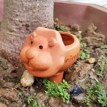 Керамика Автоматическое устройство для полива Трудосберегающее прочное цветочное растение Ленивое просачивание Lion