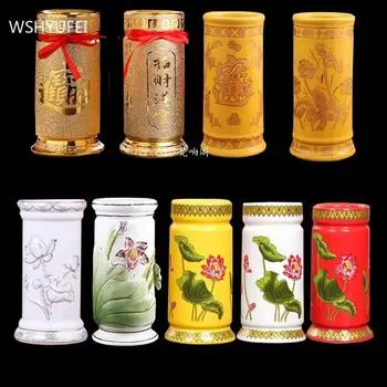 Керамика Благовония Ведро Традиционные Буддийские Украшения Будда Зал Предложение Настольные Аксессуары Домашнее Творчество Настольная Цветочная Ваза