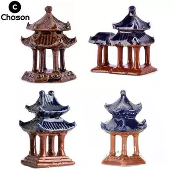 Керамика Бонсай Аквариум Аквариум Миниатюрный Ландшафт Рокарий Павильон Украшения Украшения Аксессуары Сказочный Сад Домашний Декор