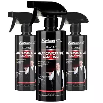 Керамика для автомобилей Покрытие 500 мл 9H Nano Жидкое стекло Покрытое Кристалл Гидрофобная Водонепроницаемая Полировка Краска Твердость Полироль для автомобиля