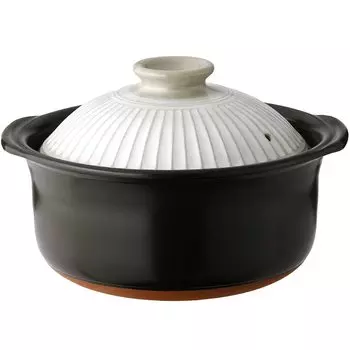 Керамика Ginpo Хризантема Рисовый горшок Банко Варе Чашки Горшок Рисовый горшок Приготовление риса Ginpo Приготовление риса (2 Приготовление пищи/Вытягивание порошка/Двойная крышка) «Глиняный горшок»