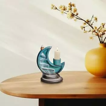 Керамика Искусство Ид аль-Фитр Уникальные поделки Орнамент Подсвечник Креативный Кадило Настольный Противоток Декоративные Украшения Для Дома