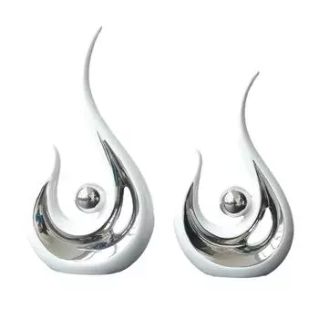 Керамика Изысканная современная абстрактная керамическая статуя для роскошного домашнего декора Абстрактная керамическая статуя