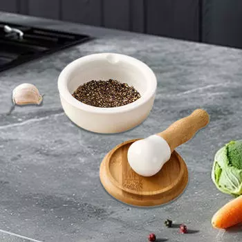 Керамика Миска для измельчения еды Ручной инструмент Многоцелевой кухонный домашний чили