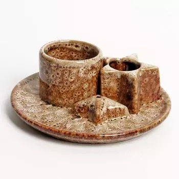 Керамика Рабочий стол Книжная полка Гостиная Скандинавский стиль Ремесла Кадило Подсвечник Звездные украшения Подсвечник Орнамент Шалфей Поднос из священного дерева