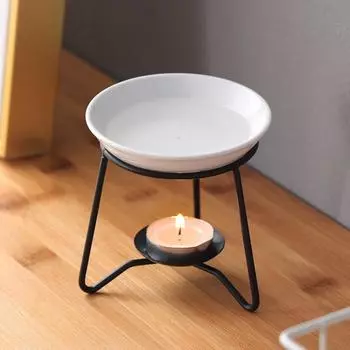 Керамика Ремесла Настольная Книжная Полка Поднос для Эфирного Масла Подсвечник Ароматерапевтическая Печь Сделай Сам Атмосфера Декоративное Украшение Дома