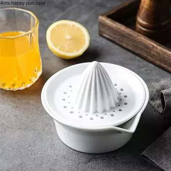 Керамика Ручная соковыжималка Искусственная экструзионная соковыжималка Домашний фруктовый сок Свежевыжатый фруктовый комбайн Ручные кухонные комбайны