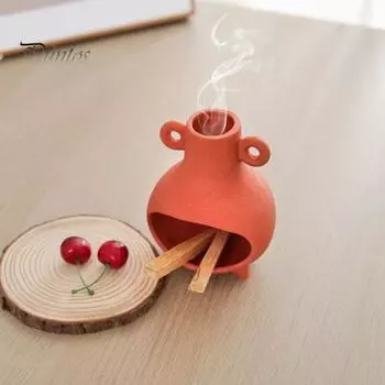 Керамика ручной работы Пало Санто Держатель Палочка Мудреца Тарелка Чаша для окуривания Конус Курильница для благовоний Чименея Йога Медитация Дзен Украшения чёрный