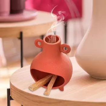 Керамика ручной работы Palo Santo держатель палочка мудреца тарелка чаша для благовоний конус курильница чёрный