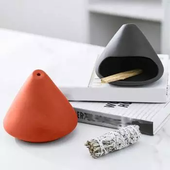 Керамика ручной работы Yousheng Palo Santo держатель палочка мудрецов тарелка чаша для благовоний конус курильница Chimenea йога медитация дзен украшение чёрный