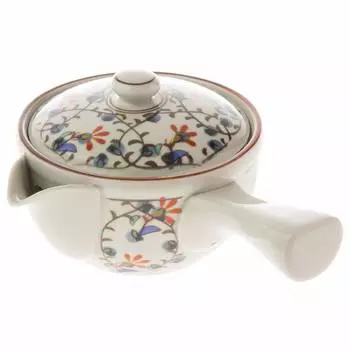 Керамика Saikai, посуда Hasami, средний чайник с парчовым цветочным узором в виде воробья, 66390