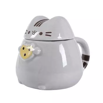 Керамика Стильный мультфильм милый кошачий коготь кружка для кофе и чая с герметичной крышкой портативный размер идея подарка элегантный