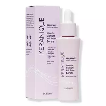 Keranique Интенсивная ночная восстанавливающая сыворотка для волос, 2,0 унции