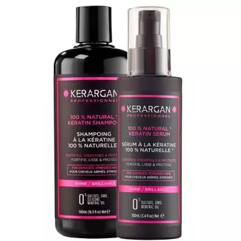 Kerargan - Кератиновый шампунь и сыворотка Дуэт - 600мл 500ml