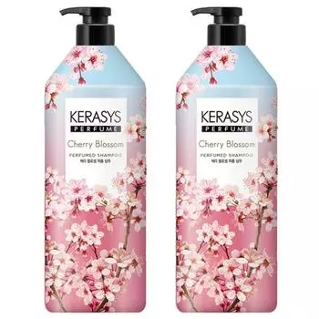 Kerasis Perfume Cherry Blossom Шампунь, 1л, 2 корейских средства по уходу за волосами