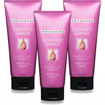 Kerasys Advanced Keramide Extreme Damage Treatment, 300 мл, 3 шт.